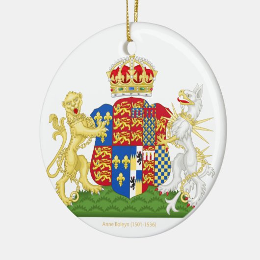 Wapenvangers Anne Boleyn Keramisch Ornament (Links)