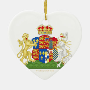 Wapenvangers Anne Boleyn Keramisch Ornament