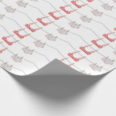 Wapenwerkpapier voor wasdagen cadeaupapier (Hoek)