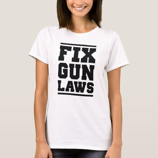 Wapenwetten Herzien T-shirt (Voorkant)