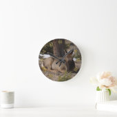 Wapiti (Elk) & Magpie Ronde Klok (Huis)