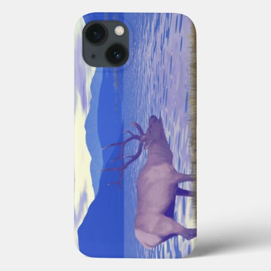 Wapiti (Elk) van het meer Case-Mate iPhone Case (Achterkant)
