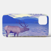 Wapiti (Elk) van het meer Case-Mate iPhone Case (Achterkant (horizontaal))
