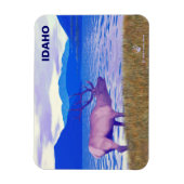 Wapiti (Elk) van het meer Magneet (Verticaal)