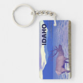 Wapiti (Elk) van het meer Sleutelhanger (Voorkant)