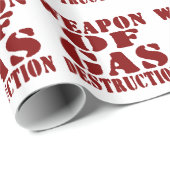 Wapon van de gasvernietiging cadeaupapier (Rol Hoek)