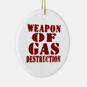 Wapon van de gasvernietiging keramisch ornament (Rechts)