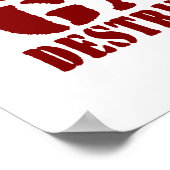 Wapon van de gasvernietiging poster (Hoek)