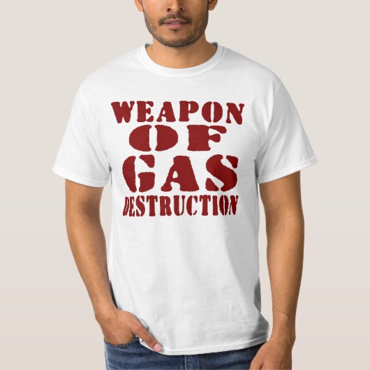 Wapon van de gasvernietiging t-shirt (Voorkant)