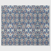 Wappapier voor hart en sterren cadeaupapier (Vlak)