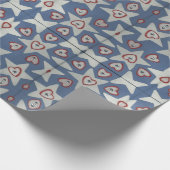 Wappapier voor hart en sterren cadeaupapier (Hoek)