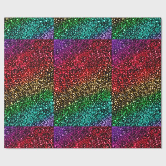 Wappapier voor kerstregenboogfluitjes cadeaupapier (Vlak)