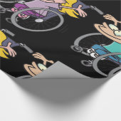 Wappapier voor rolstoelwagens cadeaupapier (Hoek)