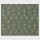 Wappapier voor whimsical-bosbouw cadeaupapier (Vlak)