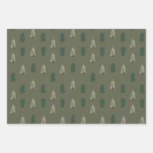 Wappapier voor whimsical-bosbouw inpakpapier vel (Voorkant)