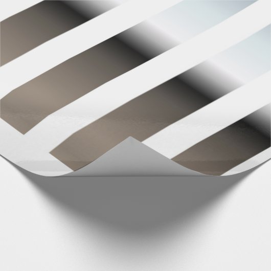 Wappapier voor wit en Chroom Cadeaupapier (Hoek)