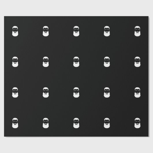 Wappapier voor witte baarden cadeaupapier (Vlak)