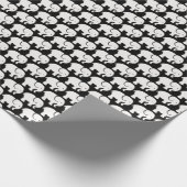 Wappapier voor witte elastische vormgeving cadeaupapier (Hoek)