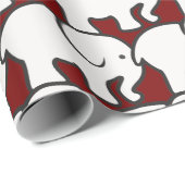 Wappapier voor witte elastische vormgeving cadeaupapier (Rol Hoek)