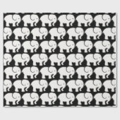 Wappapier voor witte elastische vormgeving cadeaupapier (Vlak)