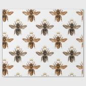 Wappapier voor witte en goudkoninginnen cadeaupapier (Vlak)