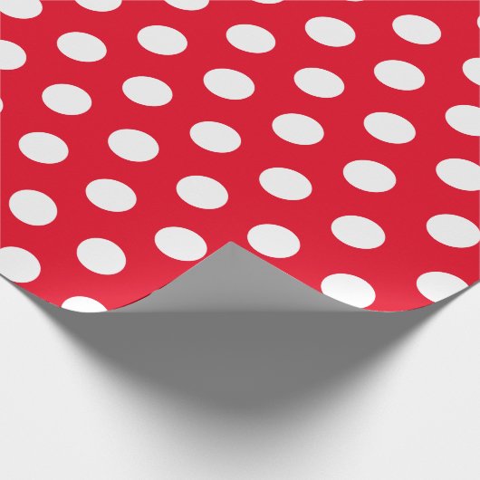 Wappapier voor witte en rode middelgrote pols cadeaupapier (Hoek)