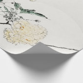 Wappapier voor WITTE JAPANSE VLOERAFDRUKKEN Cadeaupapier (Hoek)