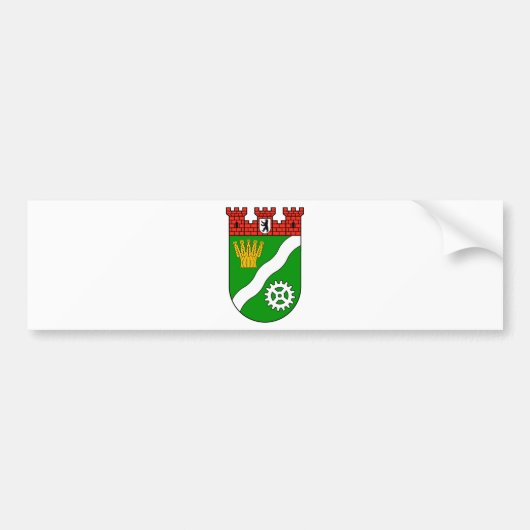 Wappen Berlin Marzahn-Hellersdorf Bumpersticker (Voorkant)