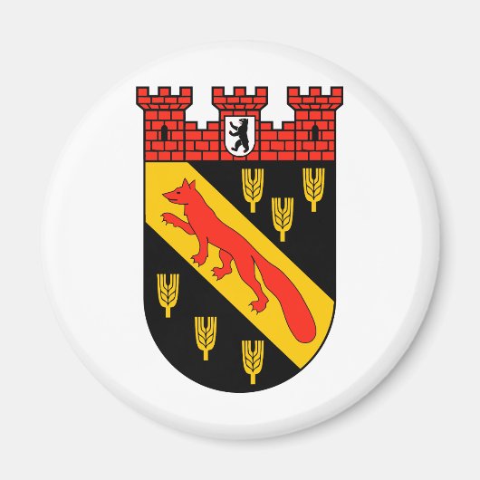 Wappen Berlin-Reinickendorf Magneet (Voorkant)