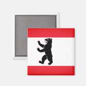  Wappen Berlins Berliner Bär Magnet (Voorkant / Achterkant)