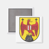 Wappen Burgenland Österreich Magneet (Voorkant / Achterkant)