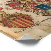 Wappen der Bayerischen Ritterschaft 1482 t2 Poster (Hoek)