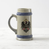 Wappen Deutsches Reich 1889 Reichsadler Bierpul (Links)