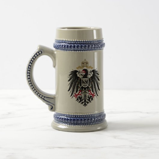 Wappen Deutsches Reich 1889 Reichsadler Bierpul (Links)