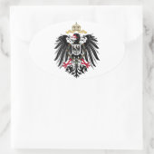 Wappen Deutsches Reich 1889 Reichsadler Ovale Sticker (Tas)