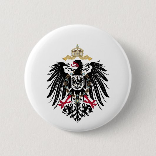 Wappen Deutsches Reich 1889 Reichsadler Ronde Button 5,7 Cm (Voorkant)