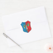 Wappen Kleinschelken Ronde Sticker (Envelop)