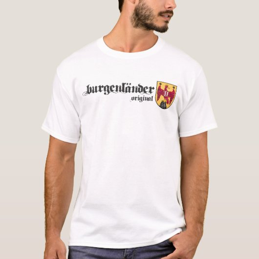 Wappen Österreich Burgenland Original T-shirt (Voorkant)