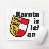 Wappen Österreich Kärnten is lei ans Dialekt Muismat (Met muis)