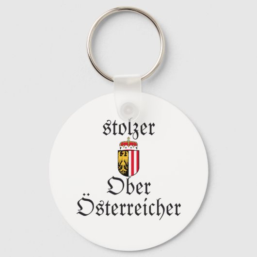 Wappen Österreich OÖ Stolzer Oberösterreicher Sleutelhanger (Voorkant)