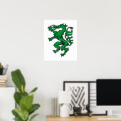Wappen Panther Steiermark Österreich  Poster (Thuiskantoor)