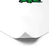 Wappen Panther Steiermark Österreich  Poster (Hoek)