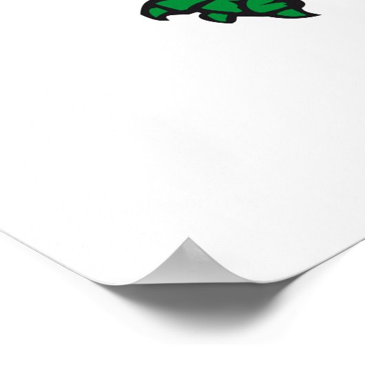 Wappen Panther Steiermark Österreich  Poster (Hoek)