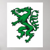 Wappen Panther Steiermark Österreich  Poster (Voorkant)