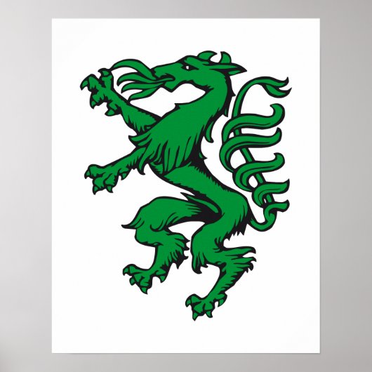 Wappen Panther Steiermark Österreich  Poster (Voorkant)