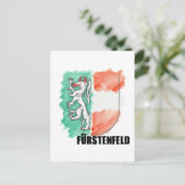Wappen Steiermark Aquarell Fürstenfeld Briefkaart (Staand voorkant)