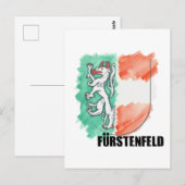 Wappen Steiermark Aquarell Fürstenfeld Briefkaart (Voorkant / Achterkant)