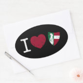 Wappen Steiermark Fürstenfeld Liebe Ovale Sticker (Envelop)