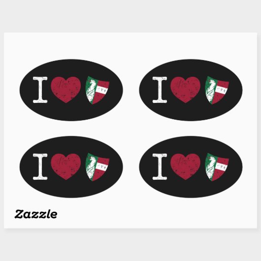 Wappen Steiermark Fürstenfeld Liebe Ovale Sticker (Vel)