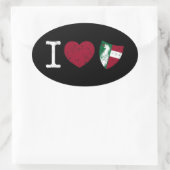 Wappen Steiermark Fürstenfeld Liebe Ovale Sticker (Tas)